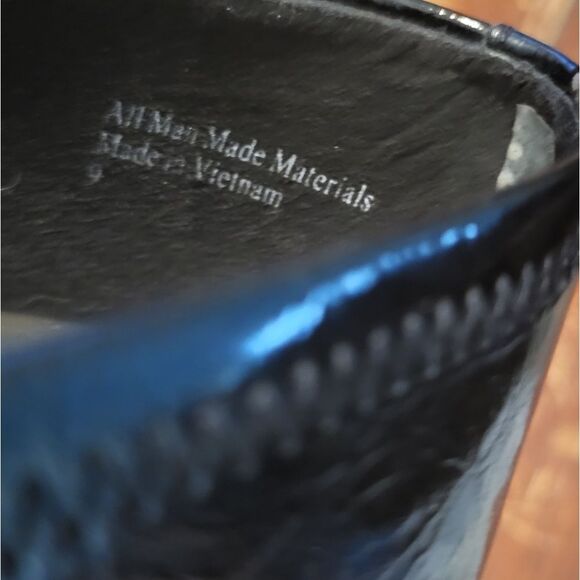 Abella Womens Black Loafers Faux Leather Casual, Size 9 - Picture 9 of 10